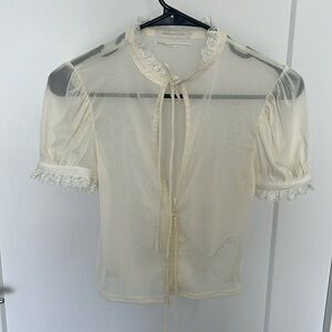 XS Urban Outfitters Sheer Top
